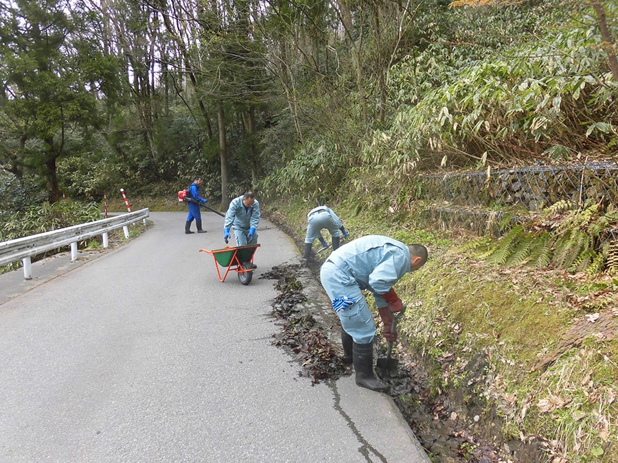 平栗街道清掃